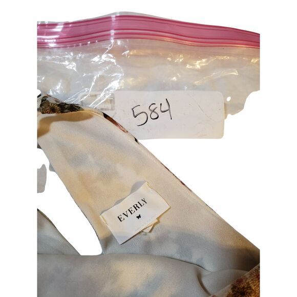 Everly Womens Halter Sundress Floral Multicolor S Sleeveless Lined Knee Length - Picture 11 of 11